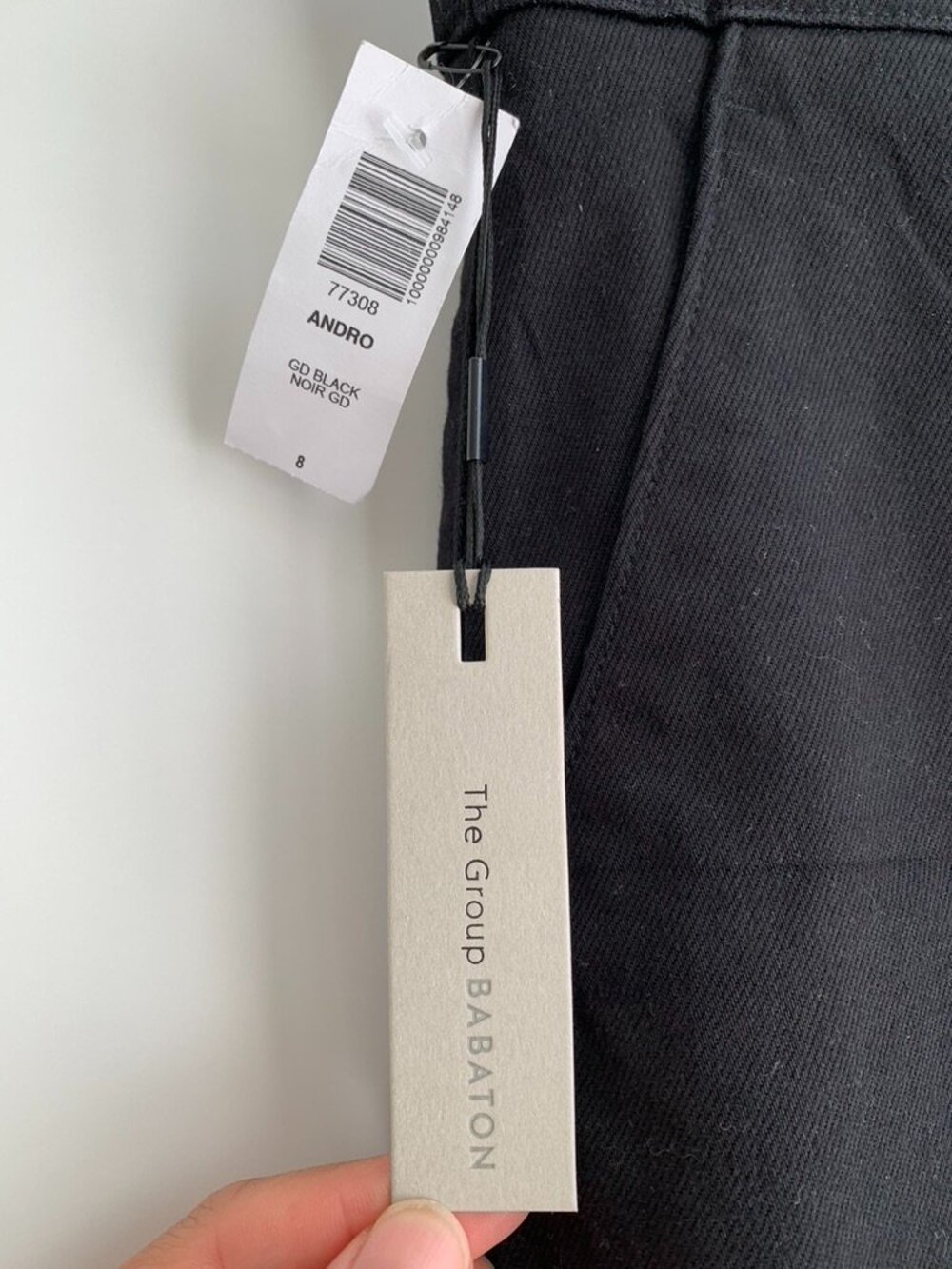 Babaton Andro BLACK Women's Trouser Pant Size 8 - Picture 3 of 7